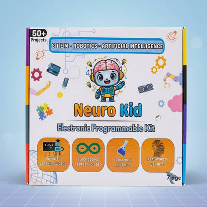 NeuroKid S.T.E.M, Robotics & AI Learning Kit for Kids
